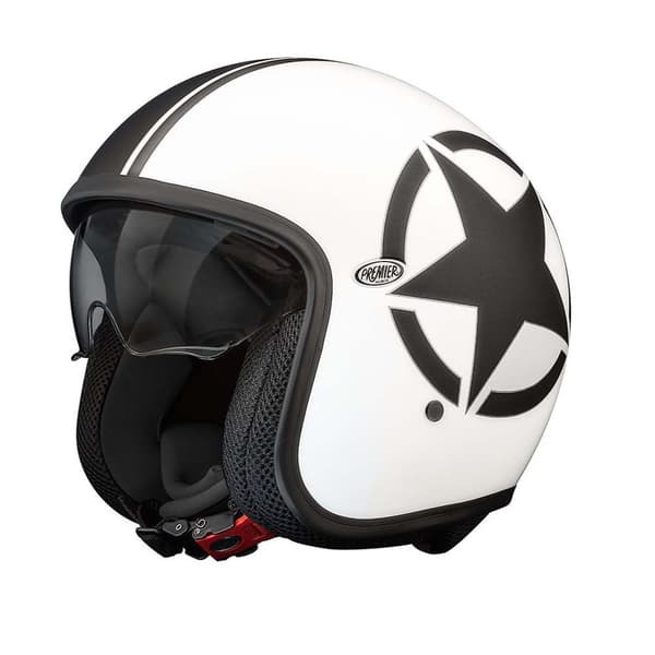 Premier Helmets Öppen Ansikts Hjälm 23 Vintage Star 8 Bm 22.06 Svart XL