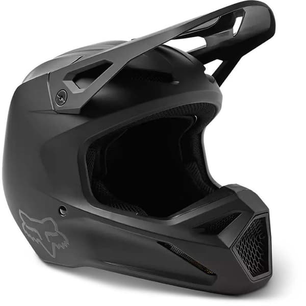 Fox Racing Mx Nuorten Motocross-kypärä V1 Matte Black Musta M