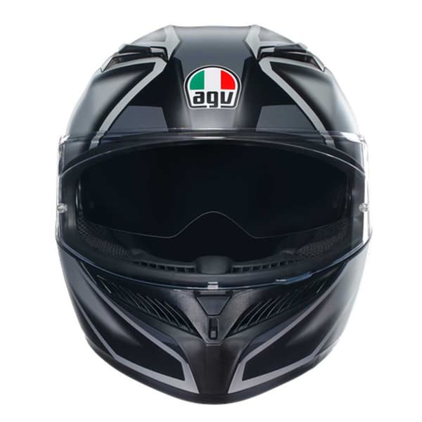 Agv Fuld Ansigtshjelm K3 E2206 Mplk Sort,Grå XL