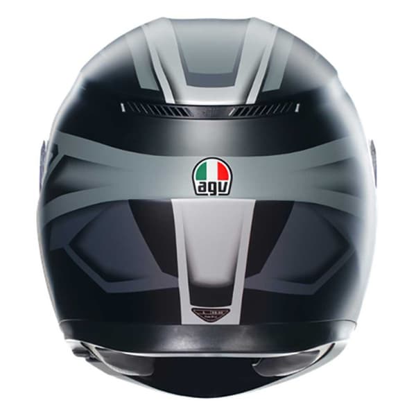 Agv Fuld Ansigtshjelm K3 E2206 Mplk Sort,Grå XL