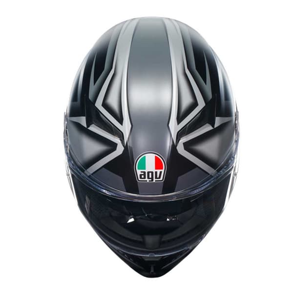 Agv Fuld Ansigtshjelm K3 E2206 Mplk Sort,Grå XL