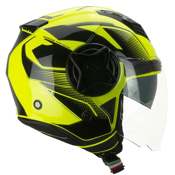 Cgm Öppen Ansikts Hjälm 169g Illi Sport Gul XL