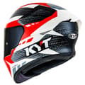 Miniatyrbillede 4 af 8: Kyt Fuld Ansigtshjelm Tt-course Gear Rød S