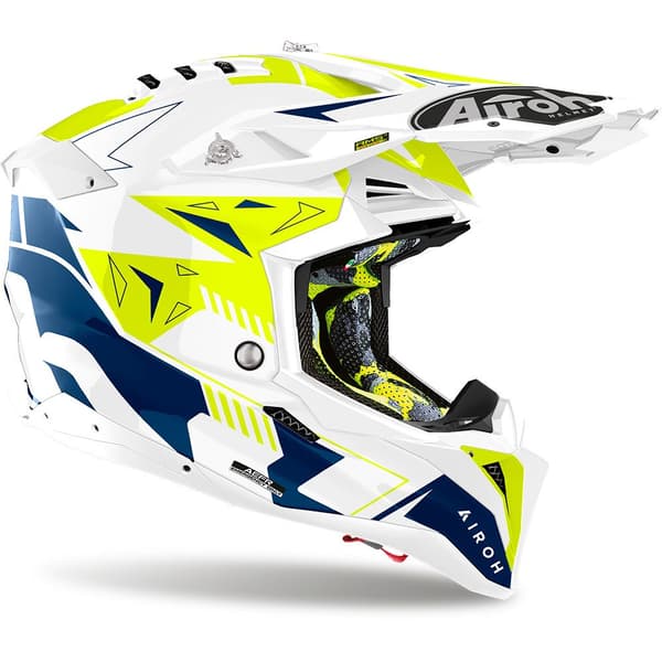 Airoh Motocrosshjälm Av3sp18 Aviator 3 Spin Flerfärgad M
