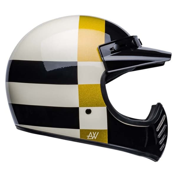 Bell Moto Motocross Hjelm Moto3 Atwlyd Orbit Hvid,Sort S