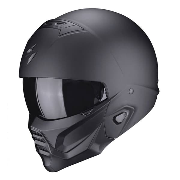 Scorpion Cabriolet Hjälm Exo-combat Ii Solid Svart S