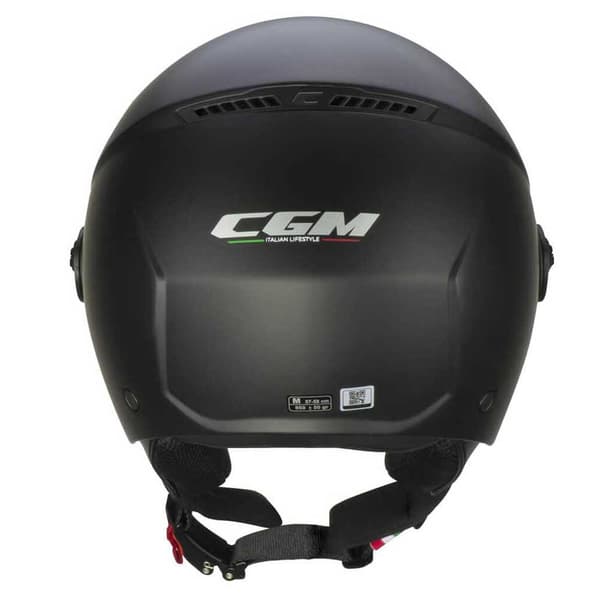 Cgm Öppen Ansikts Hjälm 167a Flo Mono Svart M1
