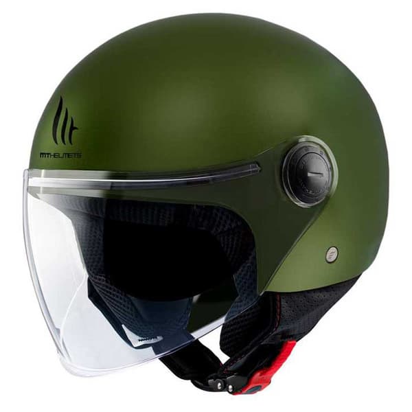 Mt Helmets Öppen Ansikts Hjälm Street S Solid Grönt XS