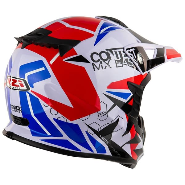 Nzi Motocross Hjelm Knobby Hvid L