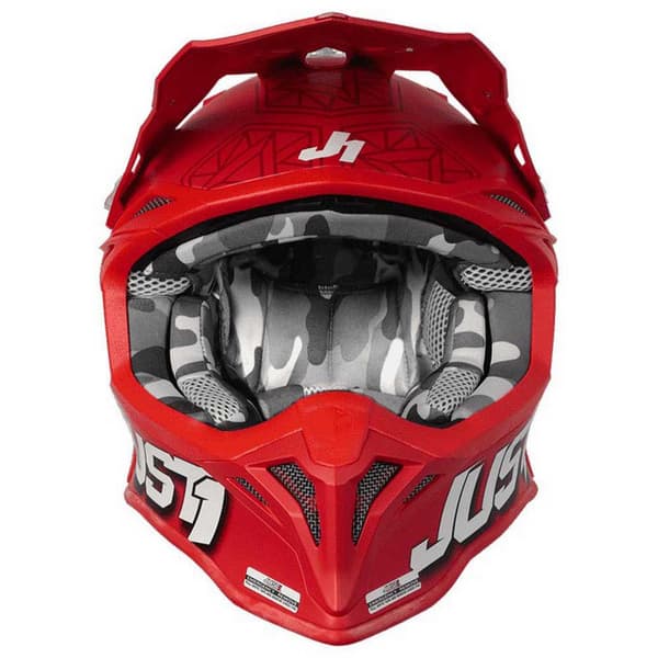 Just1 Off-road Hjelm J39 Kinetic Camo Rød XS