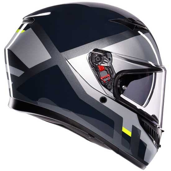 Agv Fullt Ansikte Hjälm K3 Grå M