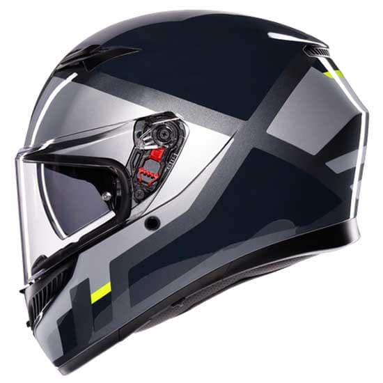 Agv Fullt Ansikte Hjälm K3 Grå M