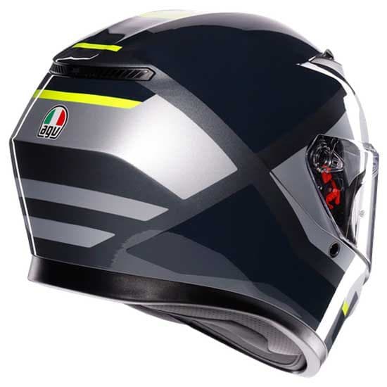 Agv Fullt Ansikte Hjälm K3 Grå M