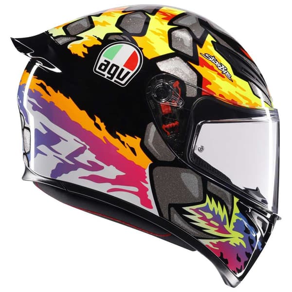 Agv Fuld Ansigtshjelm K1 S Flerfarvet M