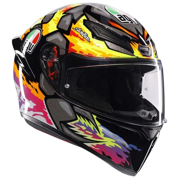 Agv Fullt Ansikte Hjälm K1 S Flerfärgad L
