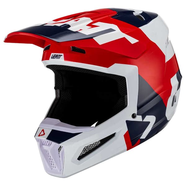 Leatt Motocrosshjälm 2.5 V23 Röd,Vit S