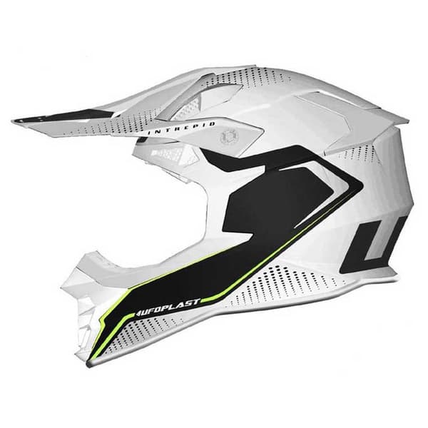 Ufo Motocrosshjälm Intrepid Vit M