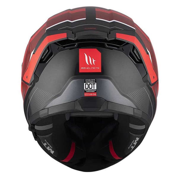 Mt Helmets Fuld Ansigtshjelm Thunder 4 Sv R25 Rød M