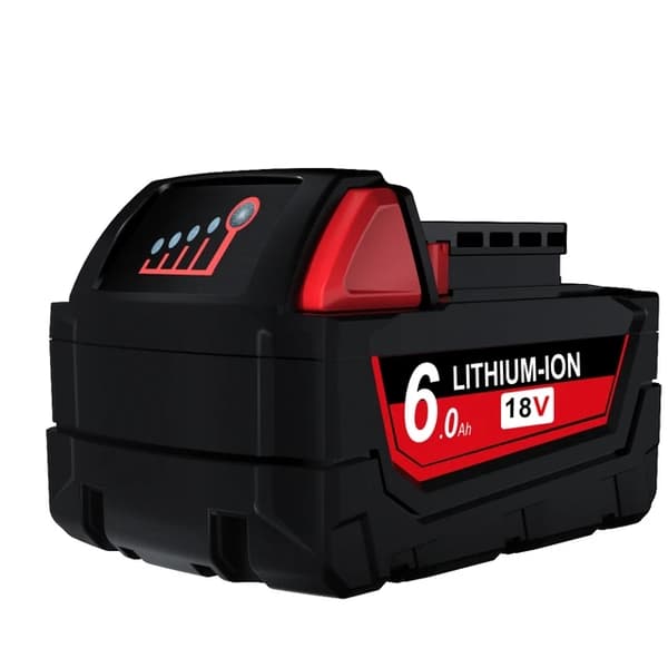 Milwaukee 18V Batteri, Høj Kapacitet 90/60Ah, Kompatibel med M18 Værktøj, 1 pakke 90ah