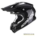 Miniatyrbillede 2 af 2: Scorpion Motocross Hjelm Vx-16 Evo Air Solid Sort M
