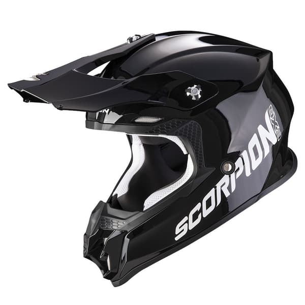 Scorpion Motocross Hjelm Vx-16 Evo Air Solid Sort M