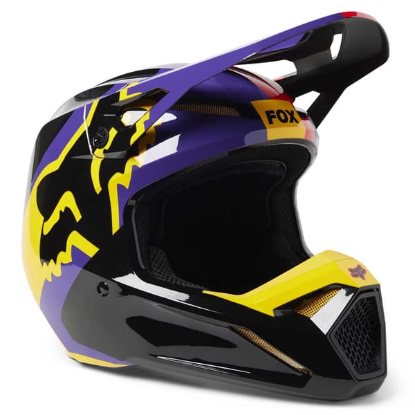 Fox Racing Mx Motocrosshjelm Til Unge V1 Xpozr Flerfarvet S