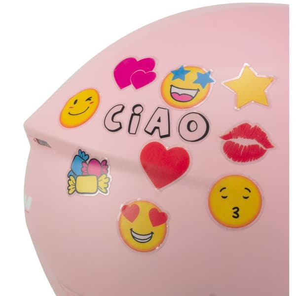 Cgm Öppen Ansikts Hjälm 261a Mini Mono Rosa XL