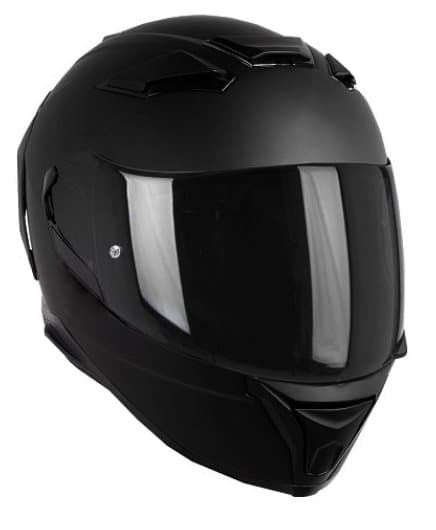 DARKRIDER ECHO EN 22-06 MATT SORT SOLSKÆRM MOTORCYKELHJELM MCV DS5