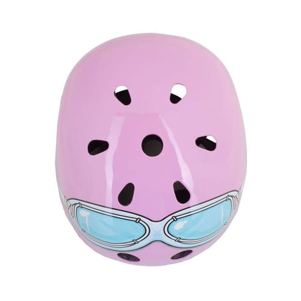KIDIMOTO Skyddshjälm ROSA GOGGLE