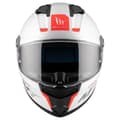 Miniatyrbild 5 av 10: Mt Helmets Fullt Ansikte Hjälm Stinger Ii Solid Vit XL
