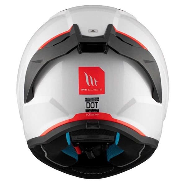 Mt Helmets Fullt Ansikte Hjälm Stinger Ii Solid Vit XL