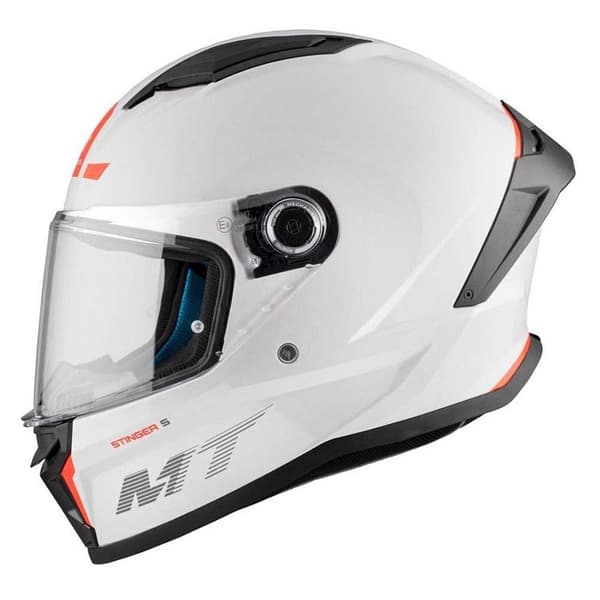 Mt Helmets Fullt Ansikte Hjälm Stinger Ii Solid Vit XL