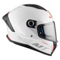 Miniatyrbild 8 av 10: Mt Helmets Fullt Ansikte Hjälm Stinger Ii Solid Vit XL