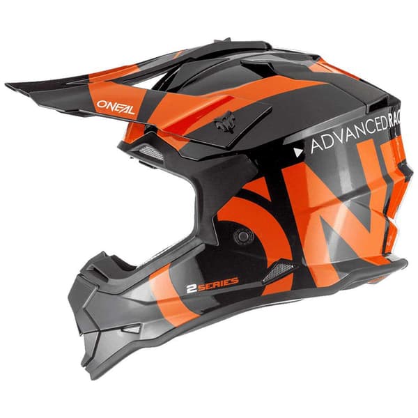 Oneal Motocross Hjelm 2 Series Slick Orange,Sort S