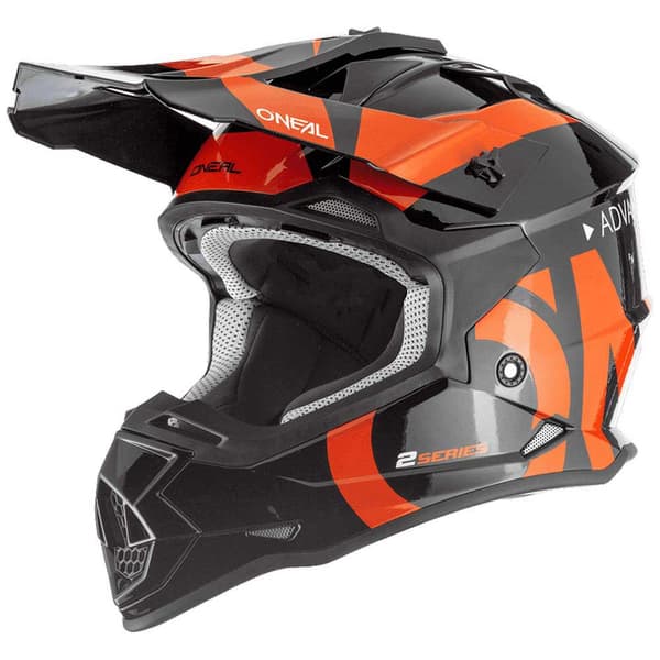 Oneal Motocross Hjelm 2 Series Slick Orange,Sort S