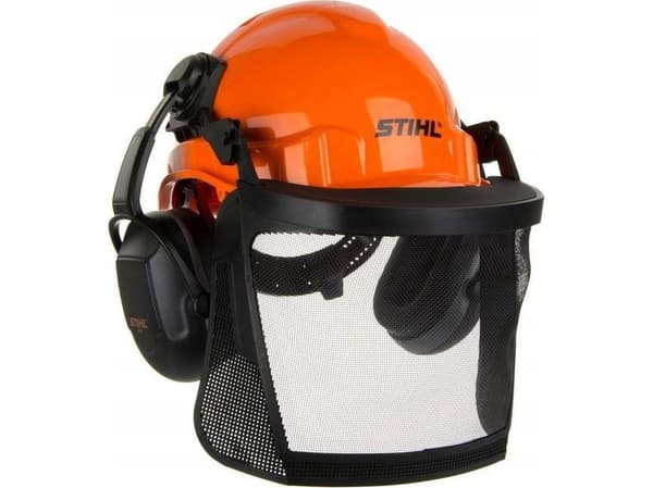 Stihl 00008880810 Peruskypäräsarja, jossa on metsäkypärä, kasvosuoja ja kävelijä