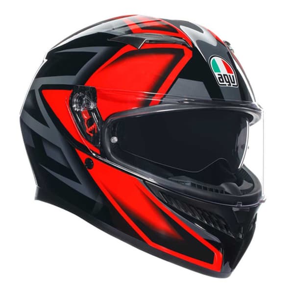 Agv Fuld Ansigtshjelm K3 E2206 Mplk Sort L