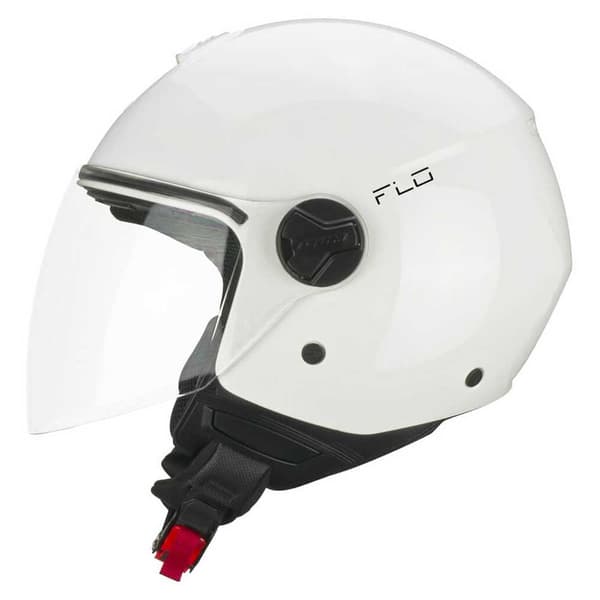 Cgm Åben Ansigtshjelm 167a Flo Mono Hvid M2