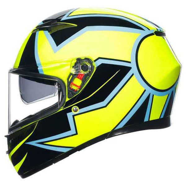 Agv Fullt Ansikte Hjälm K3 E2206 Mplk Gul 2XL