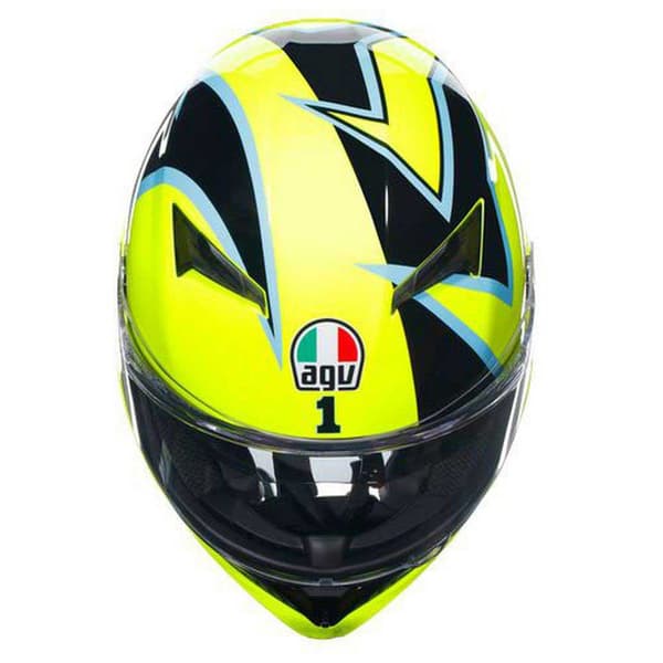 Agv Fullt Ansikte Hjälm K3 E2206 Mplk Gul 2XL