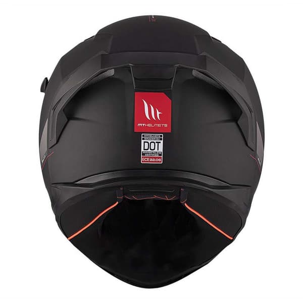 Mt Helmets Fuld Ansigtshjelm Braker Sv Solid  M