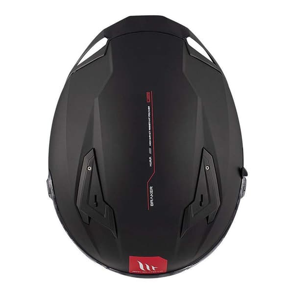 Mt Helmets Fuld Ansigtshjelm Braker Sv Solid  M
