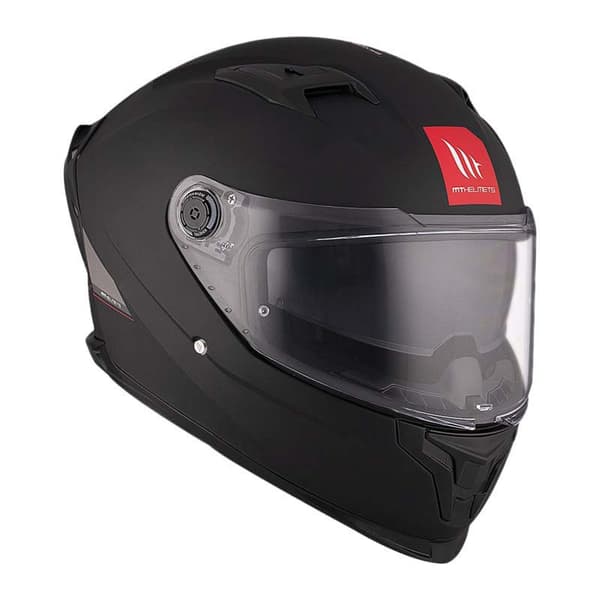 Mt Helmets Fuld Ansigtshjelm Braker Sv Solid  M