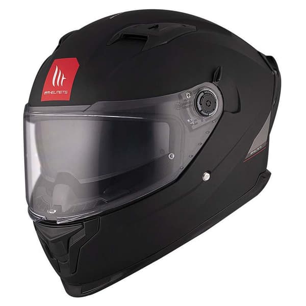 Mt Helmets Fuld Ansigtshjelm Braker Sv Solid  M
