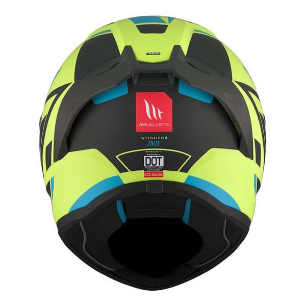 Mt Helmets Fuld Ansigtshjelm Stinger Ii Zivze  S
