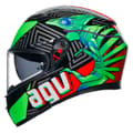 Miniatyrbild 6 av 7: Agv Fullt Ansikte Hjälm K3 E2206 Mplk Svart M