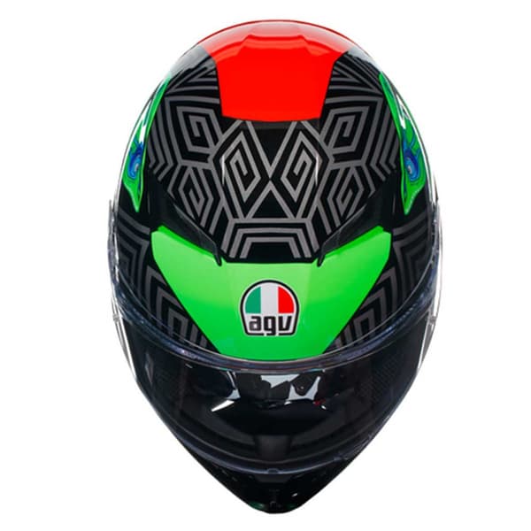 Agv Fuld Ansigtshjelm K3 E2206 Mplk Sort S