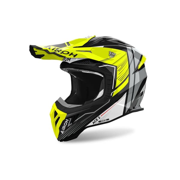 Airoh Motocross Hjelm Aviator Ace Ii Engine Gul M