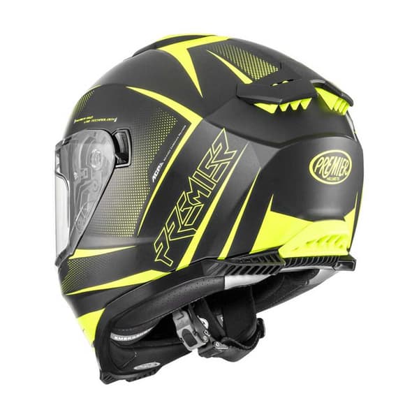 Premier Helmets Fullt Ansikte Hjälm 23 Typhoon Fry9bm Pinlock Included Svart XS