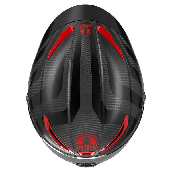 Agv Fuld Ansigtshjelm Pista Gp Rr Sort L